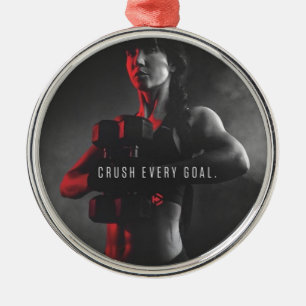 Adorno Metálico Inspiración del entrenamiento de las mujeres: apla