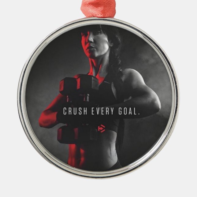 Adorno Metálico Inspiración del entrenamiento de las mujeres: apla (Frente)