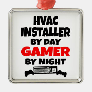 Adorno Metálico Instalador de HVAC de jugador