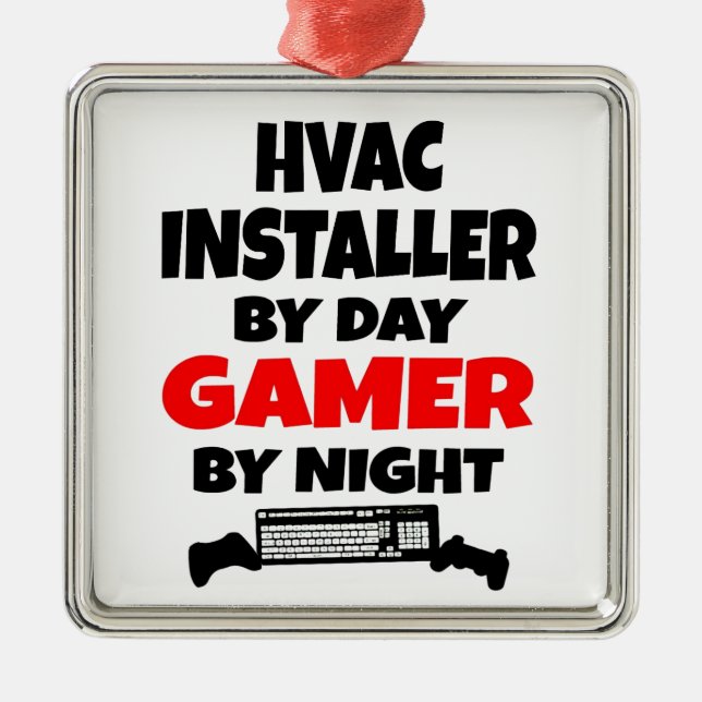 Adorno Metálico Instalador de HVAC de jugador (Frente)