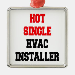 Adorno Metálico Instalador de HVAC individual caliente