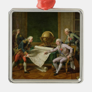 Adorno Metálico Instrucciones de donante de Louis XVI al La