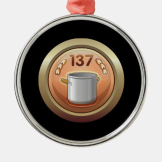 Adorno Metálico Interferencia: premio de oro de la cucharón del