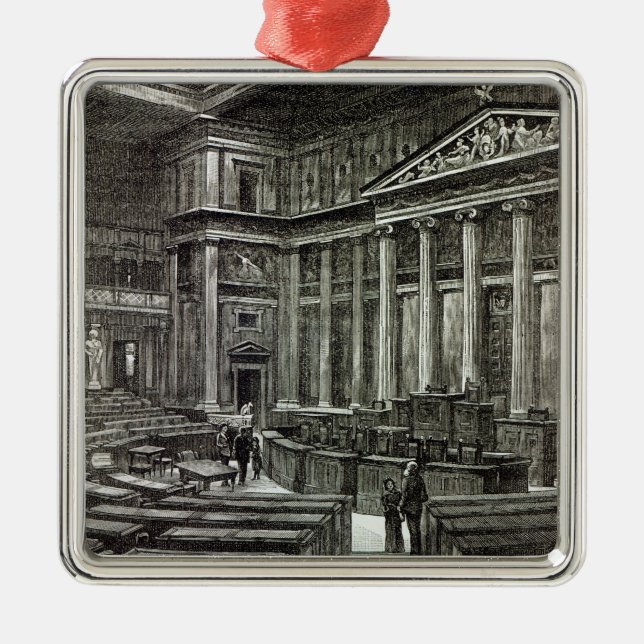 Adorno Metálico Interior de casas del parlamento, Viena (Frente)