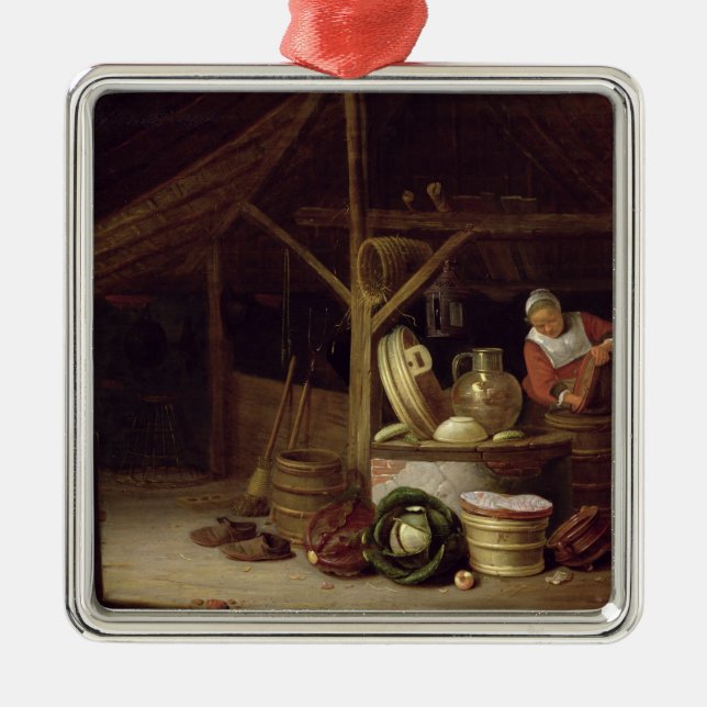 Adorno Metálico Interior de la cocina (Frente)