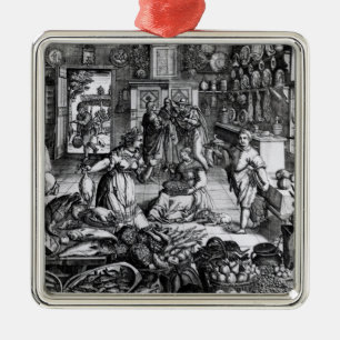 Adorno Metálico Interior de la cocina