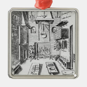 Adorno Metálico Interior de la cocina