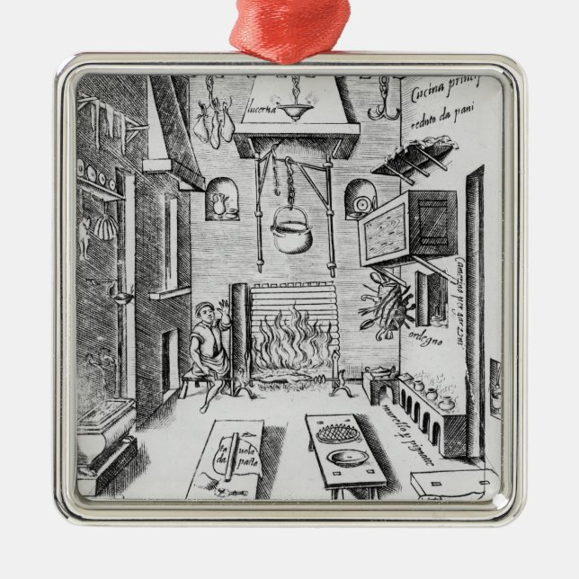 Adorno Metálico Interior de la cocina (Frente)
