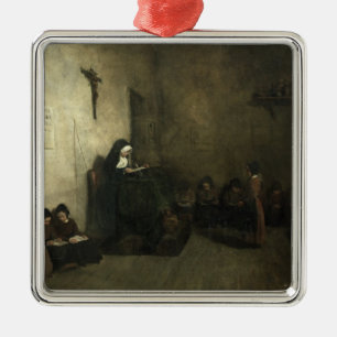 Adorno Metálico Interior de una escuela para Chicas huérfanos, 18