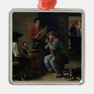 Adorno Metálico Interior de una taberna, 1859