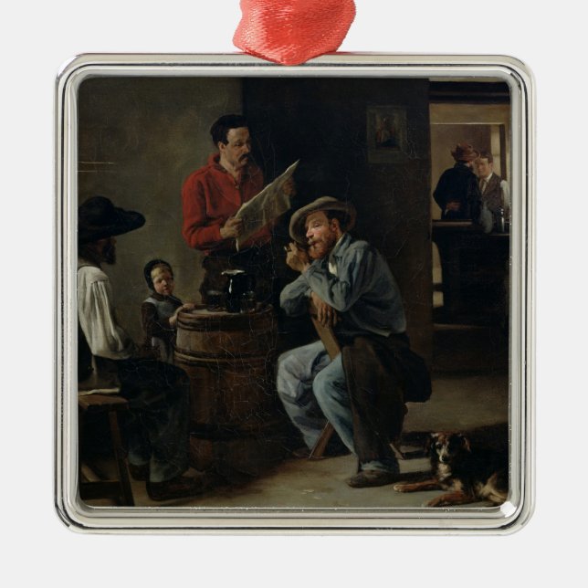Adorno Metálico Interior de una taberna, 1859 (Frente)