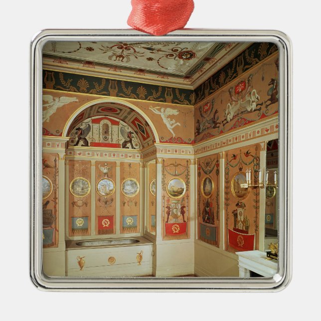 Adorno Metálico Interior del cuarto de baño de Napoleon, (Frente)