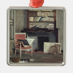 Adorno Metálico Interior del estudio del médico X