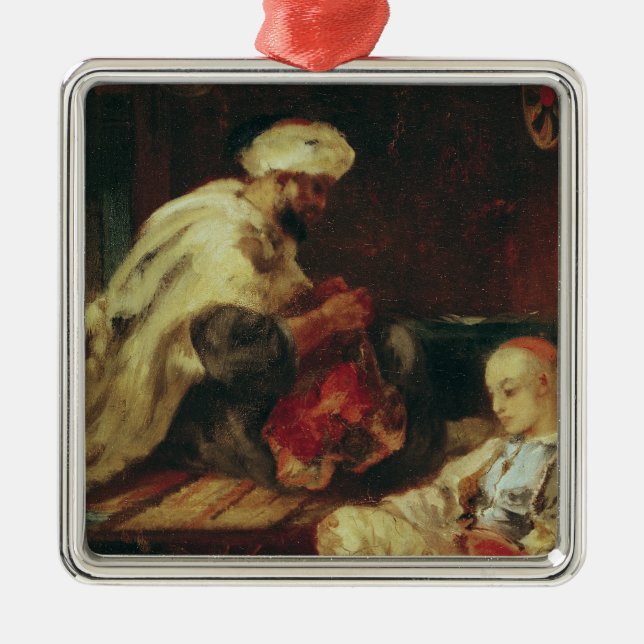 Adorno Metálico Interior del taller de un sastre árabe (Frente)