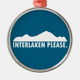 Adorno Metálico Interlaken Suiza Por favor