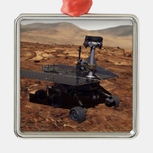 Adorno Metálico Interpretación de los artistas de Marte Rover 2