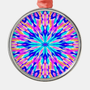 Adorno Metálico intrincado mandala fractal
