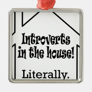 Adorno Metálico ¡Introverts en la casa!