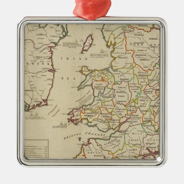 Adorno Metálico Invasiones Inglaterra, Irlanda (Frente)