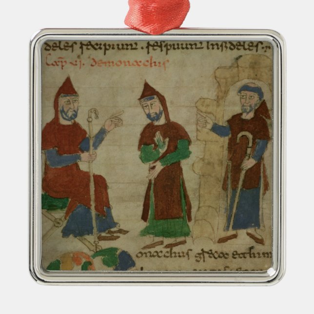 Adorno Metálico Investigar al monje benedictino, de 'De' (Frente)