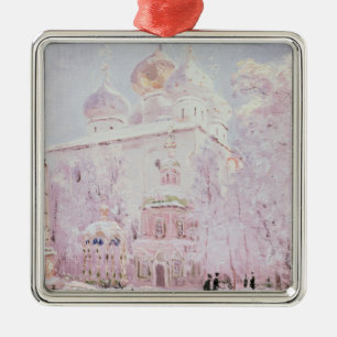 Adorno Metálico Invierno en el Trinidad-St. Sergius Lavra