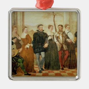 Adorno Metálico Invitación a la danza, 1570
