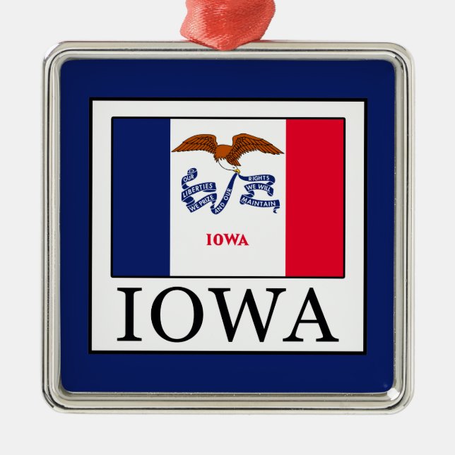 Adorno Metálico Iowa (Frente)