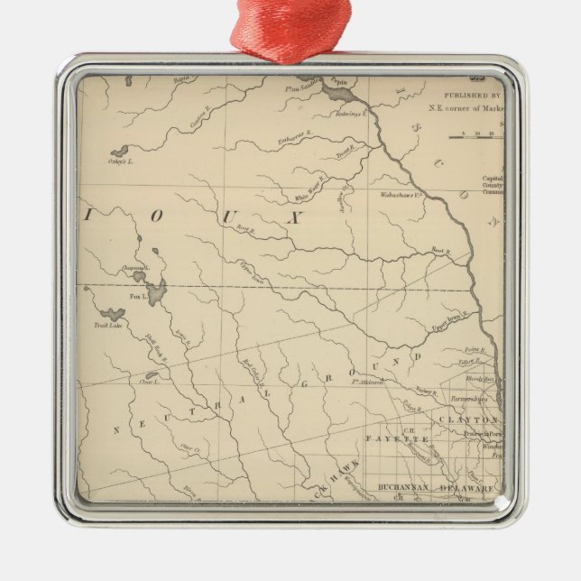 Adorno Metálico Iowa 2 (Frente)