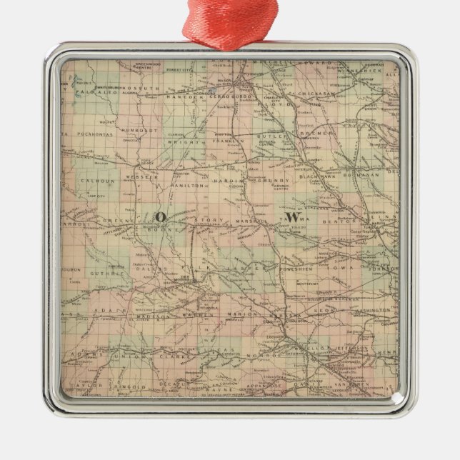 Adorno Metálico Iowa 6 (Frente)