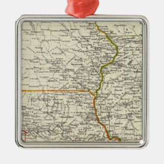 Adorno Metálico Iowa, Missouri, e Illinois