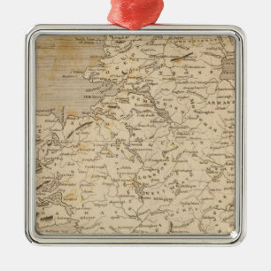 Adorno Metálico IrelandMap de Arrowsmith