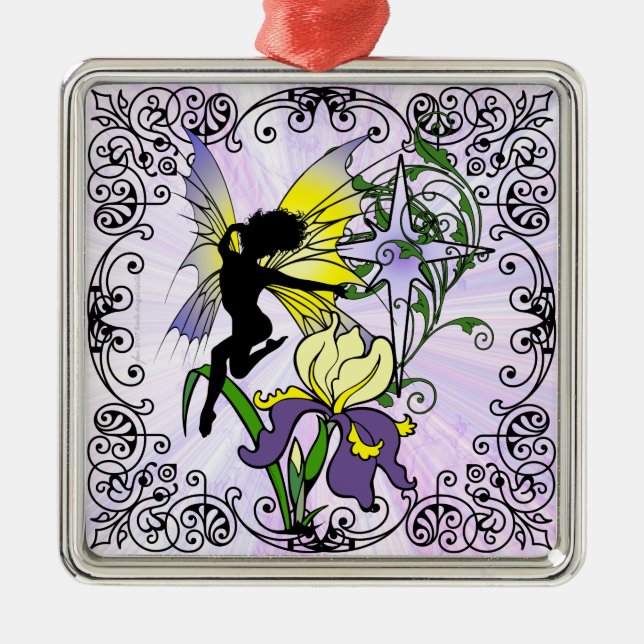 Adorno Metálico Iris Shadow Fairy (Frente)