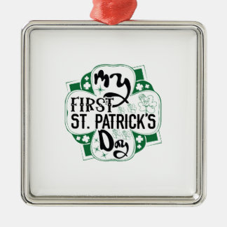 Adorno Metálico Irish My First ST Patrick S Day