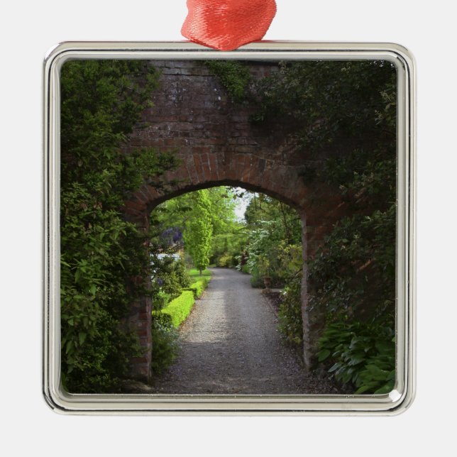 Adorno Metálico Irlanda, el Castillo de Dromoland muy verde (Frente)