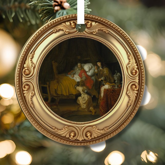 Adorno Metálico Isaac Blessing Jacob Advent Jesse Tree (Subido por el creador)