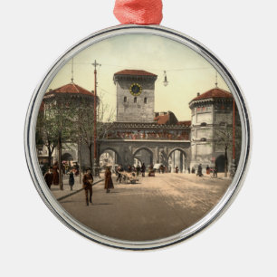 Adorno Metálico Isartor, Munich, Baviera, Alemania