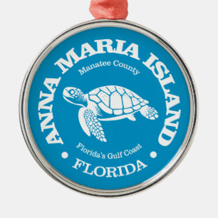 Adorno Metálico Isla Anna Maria (tortuga marina)
