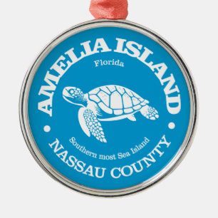 Adorno Metálico Isla de Amelia (tortuga marina)