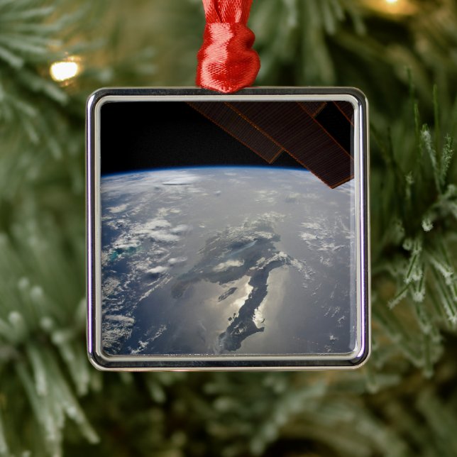 Adorno Metálico Isla De La Española Con Sunglin (Árbol)