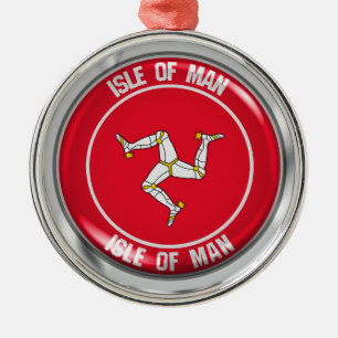 Adorno Metálico Isla de Man Ronda Emblem