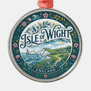 Adorno Metálico Isla de Wight Inglaterra