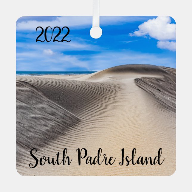 Adorno Metálico Isla del Padre Sur, dunas de arena (Anverso)