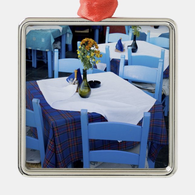 Adorno Metálico Isla griega de Creta y casco antiguo de Chania (Frente)