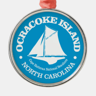 Adorno Metálico Isla Ocracoke (sloop)