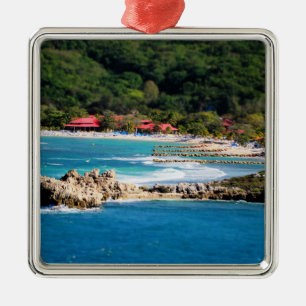 Adorno Metálico Isla Tranquila Paraíso Labadee Haití