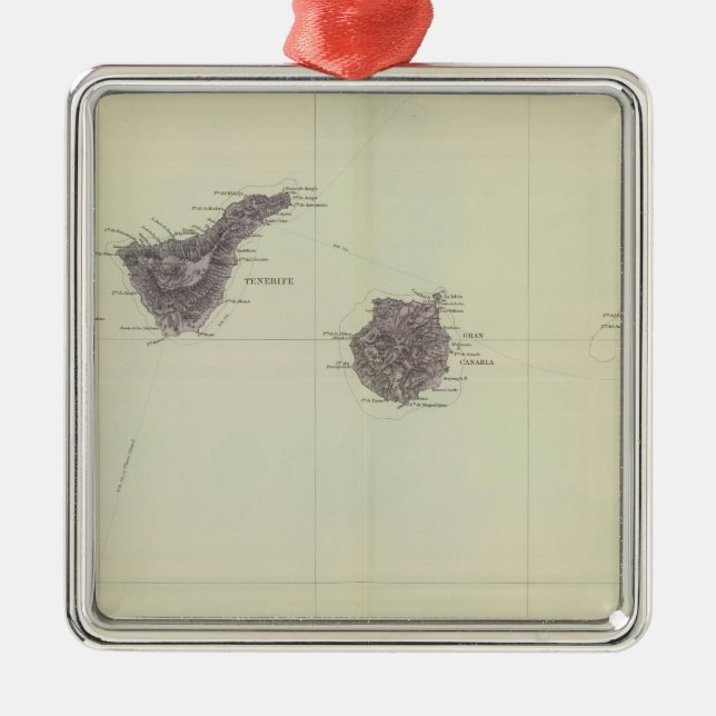 Adorno Metálico Islas Canarias (Frente)