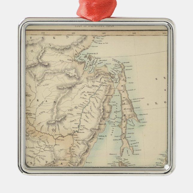 Adorno Metálico Islas de Japón (Frente)