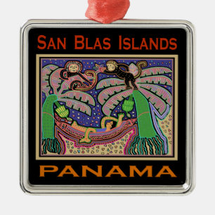Adorno Metálico Islas de San Blas Panamá Mola