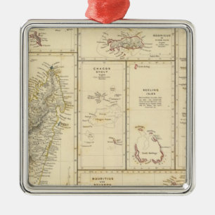 Adorno Metálico Islas del Océano Índico