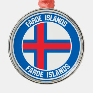 Adorno Metálico Islas Feroe rodean Emblem